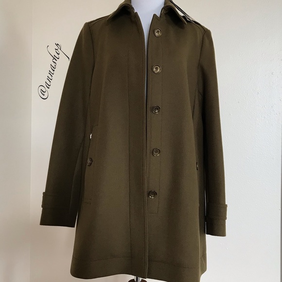 Burberry Jackets & Blazers - NWT Burberry Brit Khaki coat